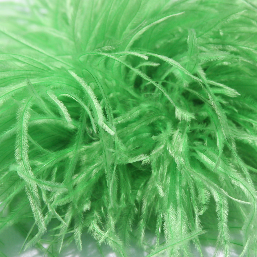 Lime Green Feathers, Large Marabou